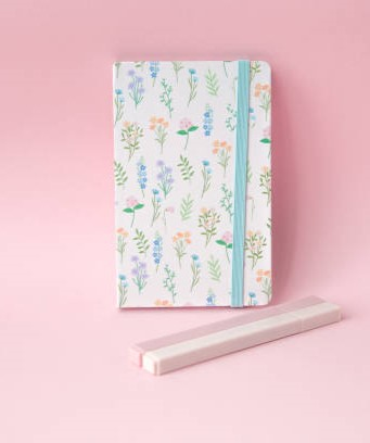 تصویر 2 از کلاسور گل دار هنری خاص یادداشت روزانه الهام بخش